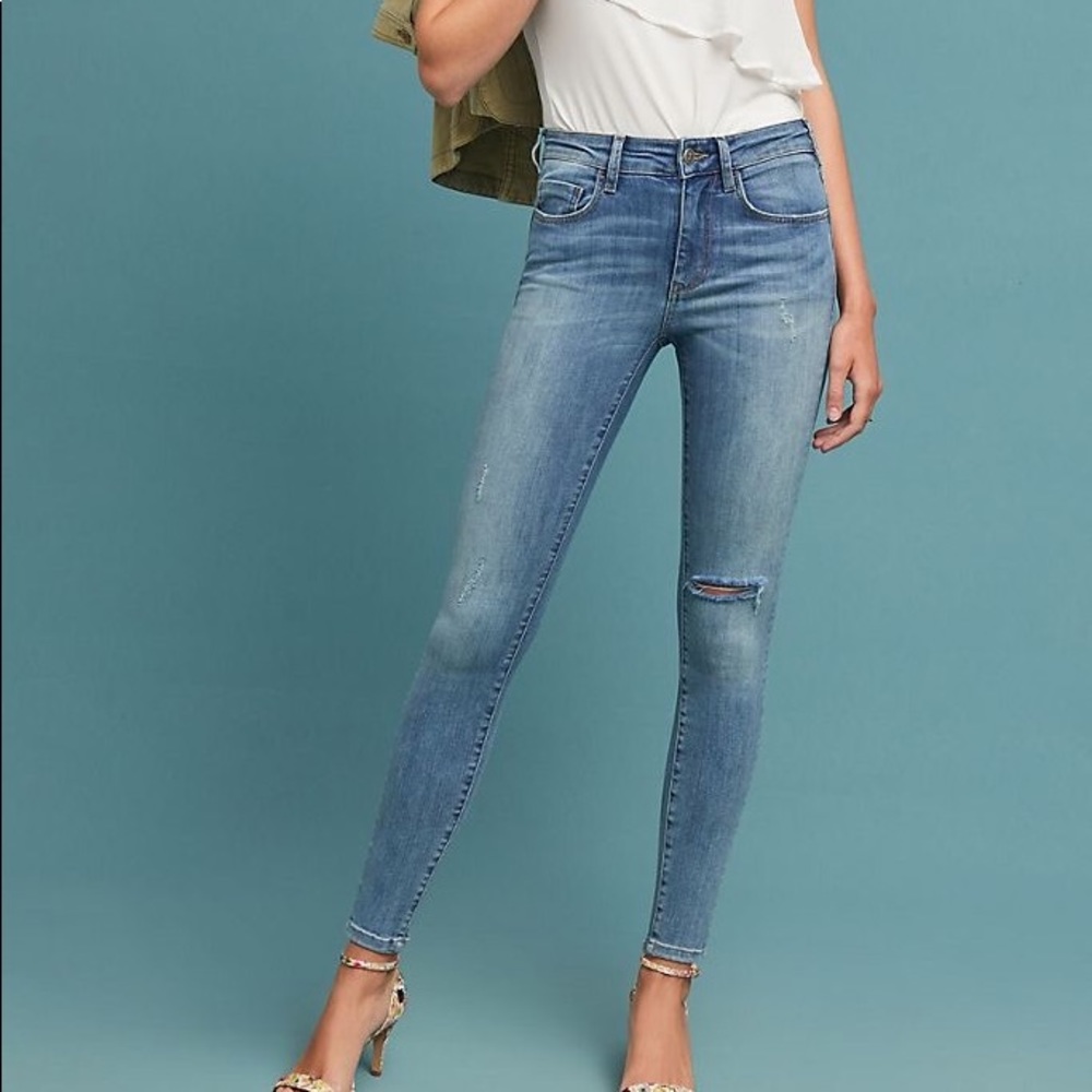 Pilcro skinny high rise ankle jeans size 27
